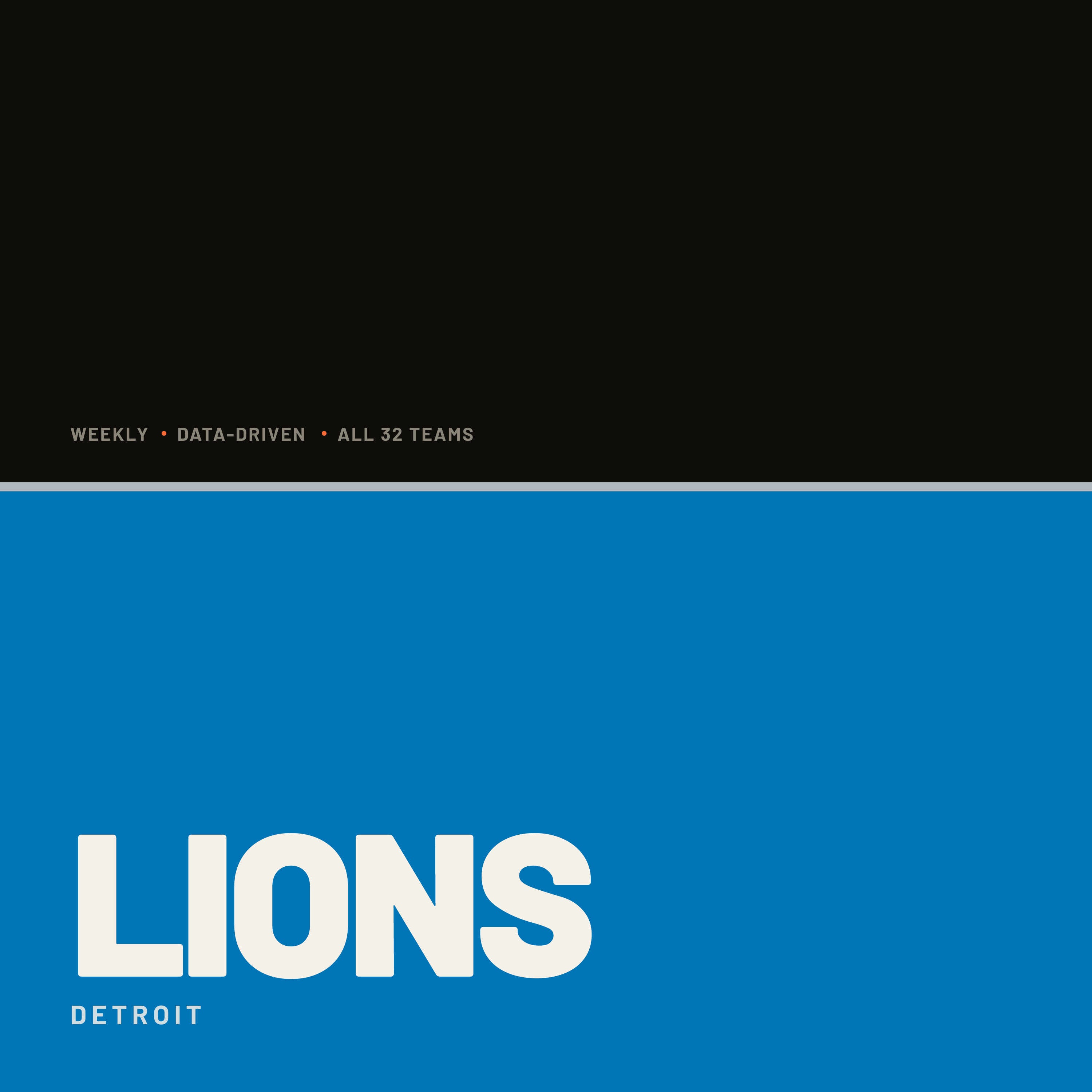Detroit Lions podcast cover art