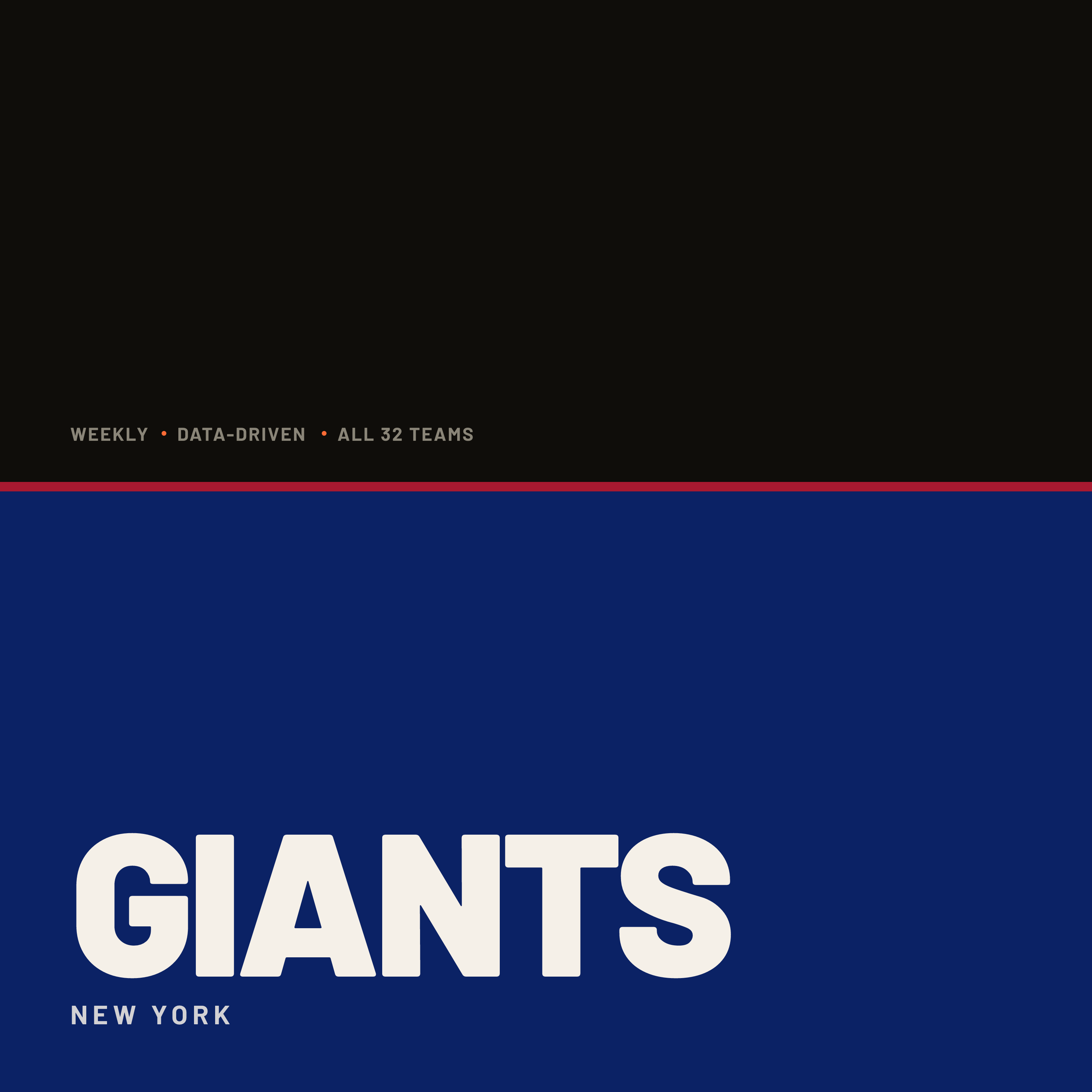 New York Giants podcast cover art